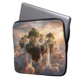 Surreal Floating Islands with Waterfall Laptopschutzhülle (Vorderseite Links)
