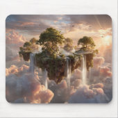 Surreal Floating Islands with Waterfall Mousepad (Vorne)