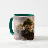 Surreal Floating Islands With Waterfalls Tasse (Vorderseite Links)