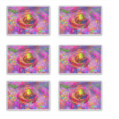 Surreal Floral Art Aufkleber (Vorderseite)