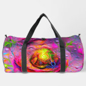 Surreal Floral Art Duffle Bag (Rückseite)