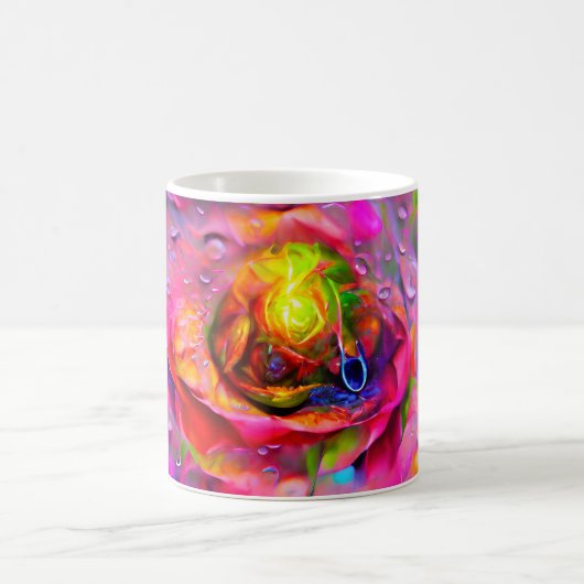 Surreal Floral Art Kaffeetasse (Mittel)