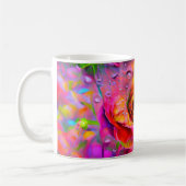 Surreal Floral Art Kaffeetasse (Links)