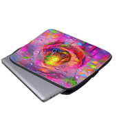 Surreal Floral Art Laptopschutzhülle (Vorne Knopf)