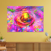 Surreal Floral Art Leinwanddruck (Insitu (Wohnzimmer))