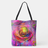 Surreal Floral Art Tasche (Rückseite)