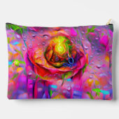 Surreal Floral Art Zubehörtasche (Rückseite)
