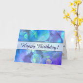 Surreal Fraktal Abstract Design Geburtstag Karte (Gelbe Blume)