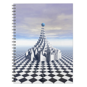 Surreal Fraktal Tower Notizblock