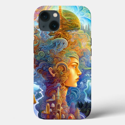 Surreal Frauenlandschaft Fantasy Art Case-Mate iPhone Hülle (Rückseite)