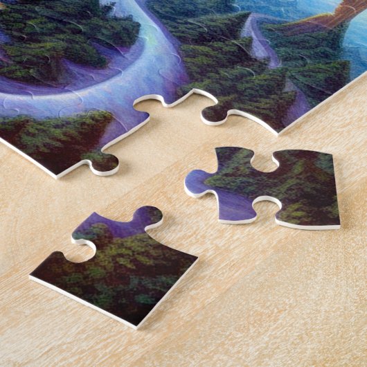 Surreal Frauenlandschaft Fantasy Art Puzzle (Seite)