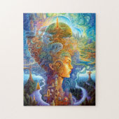 Surreal Frauenlandschaft Fantasy Art Puzzle (Vertikal)