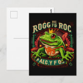 Surreal Frosch-Logo Postkarte (Vorne/Hinten)