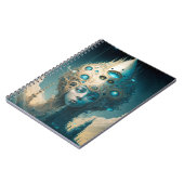 Surreal Futuristische Alien Woman Lanscape Notizblock (Linke Seite)