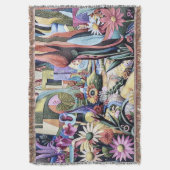 Surreal Garden - Blumenbild 1 Decke (Vorderseite Vertikal)