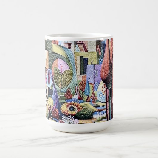 Surreal Garden - Blumenbild 1 Kaffeetasse (Mittel)