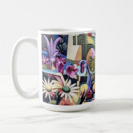 Surreal Garden - Blumenbild 1 Kaffeetasse