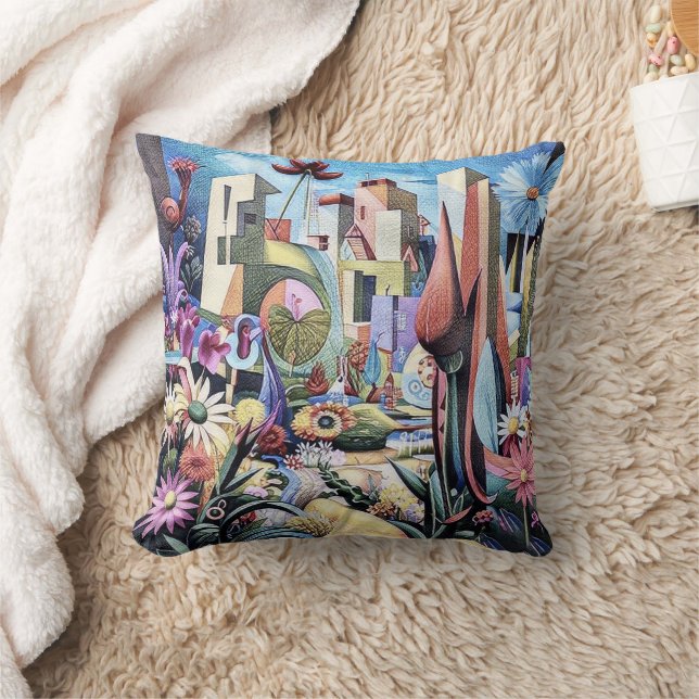 Surreal Garden - Blumenbild 1 Kissen (Decke)