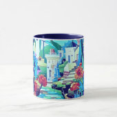 Surreal Garden - Blumenbild 2 Tasse (Zentrum)