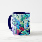Surreal Garden - Blumenbild 2 Tasse (Vorderseite Links)