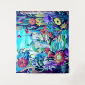 Surreal Garden - Blumenbild 2 Wandteppich (Vorderseite)