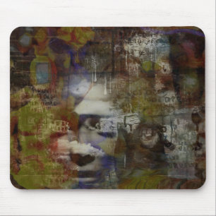 Surreal-Geistermaske Mousepad