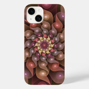 Surreal glänzende Blume moderne abstrakte Fraktalk Case-Mate iPhone 14 Hülle