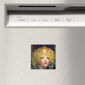 Surreal Goddess Fantasy Art Magnet (In Situ (Geschirrspüler))