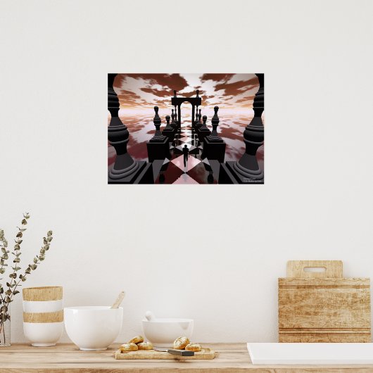 Surreal Gold Poster (Küche)