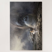 Surreal Gorilla und Ballerina Puzzle (Vertikal)