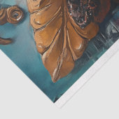 Surreal Gothic Eiffel Tower Gargoyle Decoupage Seidenpapier (Ausschnitt)