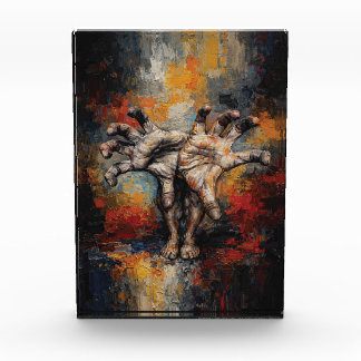 Surreal Hands Emerging from Feet Expressive Fotoblock