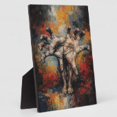 Surreal Hands Emerging from Feet Expressive Fotoplatte (Seite)