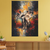 Surreal Hands Emerging from Feet Expressive Leinwanddruck (Insitu (Wohnzimmer))