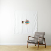Surreal Heißluftballon Geburtstagskuchen mit Float Wandteppich (Beispiel (Horizontal))
