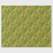 Surreal Hypnotic Poppies Geschenkpapier (Flach)