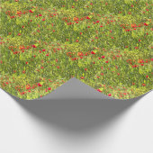 Surreal Hypnotic Poppies Geschenkpapier (Ecke)