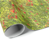 Surreal Hypnotic Poppies Geschenkpapier (Rolleneckpunkt)
