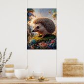 Surreal Igel Safari Poster (Küche)