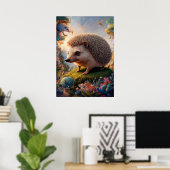 Surreal Igel Safari Poster (Heimbüro)