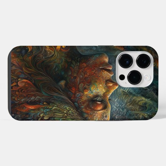 Surreal Illustriert Goddess iPhone Hülle (Rückseite (Horizontal))