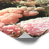 Surreal Interior with Fish and Moonlit Landscape Poster (Ecke)