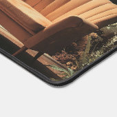 Surreal Interior with Fish and Moonlit Landscape Schreibtischunterlage (Ecke)