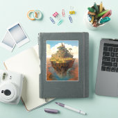 Surreal Island Landschaft Fantasy Art Aufkleber (iPad Hülle)