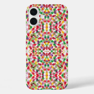 Surreal Kaleidoskop Pop Art iPhone 16 Plus Hülle