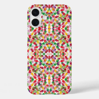 Surreal Kaleidoskop Pop Art iPhone 16 Plus Hülle
