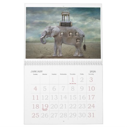 Surreal Kalender (Jan 2026)