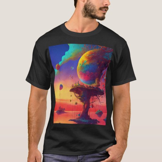 surreal künstlerisch T-Shirt (Vorderseite)