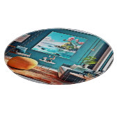 Surreal Küstenparadies Mendrisiotto Kunst, Dichtun Schneidebrett (Ecke)