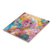 Surreal Lady Fantasy Art Fliese (Seite)